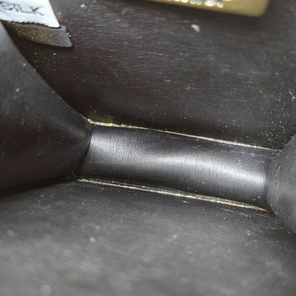 Nicole Miller 100% Silk Mini Chain Strap Purse Women's Dice Graphic Twist Clasp - Picture 8 of 9